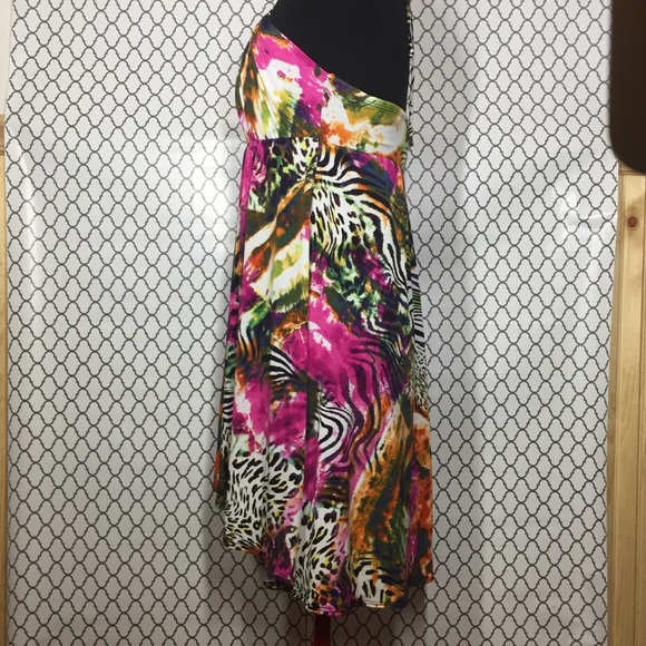 ❤️ Day trip buckle babydoll high low halter top - Picture 2 of 5